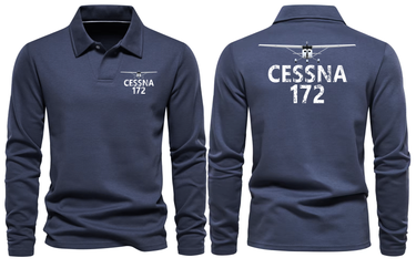 CESSNA 172 LONG SLEEVE POLO